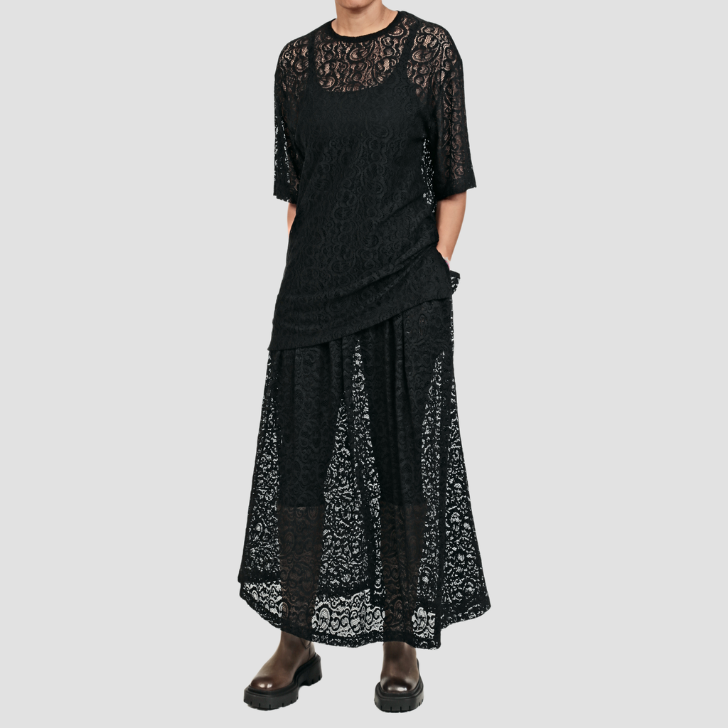 Ayrtight Fall/ Winter 2024 - Lace Skirt and Blouse